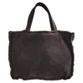 Load image into Gallery viewer, Chanel Vintage Brown Shearling Wool Tote