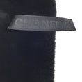 Load image into Gallery viewer, Chanel Black Rex Rabbit Fur Collar / Scarf