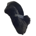 Load image into Gallery viewer, Chanel Black Rex Rabbit Fur Collar / Scarf