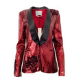 Load image into Gallery viewer, Prabal Gurung Sienna Red Sequin Kylie Blazer
