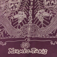 Load image into Gallery viewer, Hermes Paris Legende Kuna Peuple de Panama Burgundy / Pink Printed Square Silk Twill Scarf
