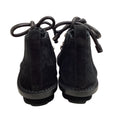 Load image into Gallery viewer, Balenciaga Black Suede Lace Up Moccasin Booties