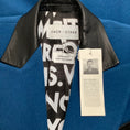 Load image into Gallery viewer, Each x Other Blue Wool and Cashmere Double Breasted Coat with Leather Trim