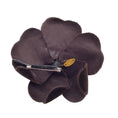 Load image into Gallery viewer, Chanel Brown Camillia Floral Velvet Brooch
