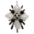 Load image into Gallery viewer, Chanel 2006 Black / White Bracelet with Crystals