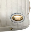 Load image into Gallery viewer, Chloe Ivory Leather Quilted Satchel
