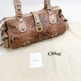 Load image into Gallery viewer, Chloe Brown Snake Silverado Shoulder Bag
