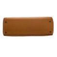 Load image into Gallery viewer, Hermès Kelly 35 Clemence Tan Leather Satchel