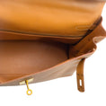 Load image into Gallery viewer, Hermès Kelly 35 Clemence Tan Leather Satchel