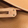 Load image into Gallery viewer, Hermès Kelly 35 Clemence Tan Leather Satchel