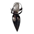 Load image into Gallery viewer, Chanel Black Stingray T-Strap Pumps
