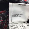 Load image into Gallery viewer, Chanel Red / Grey / Black Woven Cashmere and Silk Chunky Knit Pom Pom Beanie / Hat