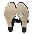 Load image into Gallery viewer, Sergio Rossi Black Suede Elettra Wedges