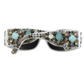 Load image into Gallery viewer, Chanel White Crystal Bijou Numero 1 Sunglasses