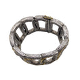 Load image into Gallery viewer, Konstantino Sterling Silver and 18K Gold Wide Hinged Bracelet