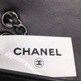 Load image into Gallery viewer, Chanel Classic Flap 2007 Pleated Black Lambskin Leather Shoulder Bag
