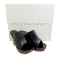 Load image into Gallery viewer, Stella McCartney Black / Pink Shroom Platform Sandals