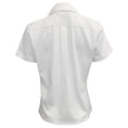 Load image into Gallery viewer, Tao Comme Des Garcons White Short Sleeve Top with Eyelet Ruffle
