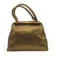 Load image into Gallery viewer, Yves Saint Laurent Gold Metallic Leather Medium Majorelle Shoulder Bag