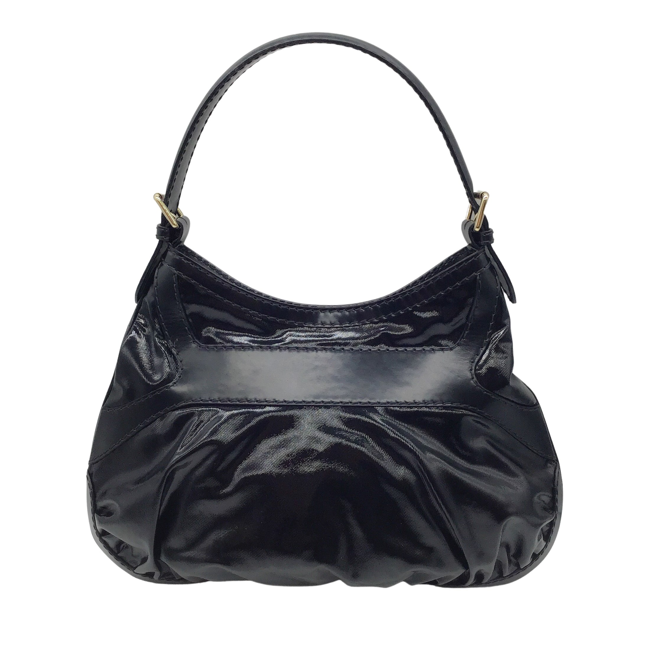 Gucci Black Dialux Queen Bow Hobo