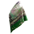 Load image into Gallery viewer, Chanel Green / Purple Leaf Design Square Scarf/Wrap