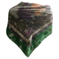 Load image into Gallery viewer, Chanel Green / Purple Leaf Design Square Scarf/Wrap