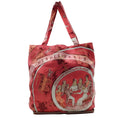 Load image into Gallery viewer, Hermes Pink / Red Silky Pop Folding Tote