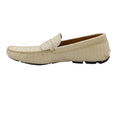 Load image into Gallery viewer, Prada Men's Ivory Crocodile Leather Driving Loafers
