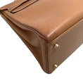 Load image into Gallery viewer, Hermès Kelly 35 Clemence Tan Leather Satchel