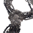 Load image into Gallery viewer, Chanel Black Multi Chain/Beaded Strand Necklace