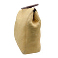 Load image into Gallery viewer, Chanel Vintage 2000 CC Doctor's Beige Raffia Woven Wood Handle Satchel
