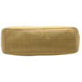 Load image into Gallery viewer, Chanel Vintage 2000 CC Doctor's Beige Raffia Woven Wood Handle Satchel