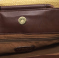 Load image into Gallery viewer, Chanel Vintage 2000 CC Doctor's Beige Raffia Woven Wood Handle Satchel