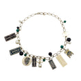 Load image into Gallery viewer, Chanel Silver 2006 Cruise Collection Enameled Charm Necklace