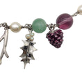 Load image into Gallery viewer, Chanel Silver Green/Purple Beaded Woodland Charm Fall 2005 Bracelet