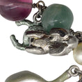 Load image into Gallery viewer, Chanel Silver Green/Purple Beaded Woodland Charm Fall 2005 Bracelet