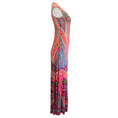 Load image into Gallery viewer, Camilla Pink Multi Printed Crystal Embellished Maxi Dress