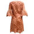 Load image into Gallery viewer, Lela Rose Peach Pink Bell Sleeved Floral Lace Cocktail Dress
