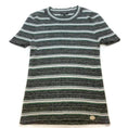 Load image into Gallery viewer, Chanel Black / Green / Gray Striped Tee Shirt