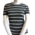 Load image into Gallery viewer, Chanel Black / Green / Gray Striped Tee Shirt
