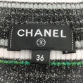 Load image into Gallery viewer, Chanel Black / Green / Gray Striped Tee Shirt