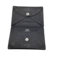 Load image into Gallery viewer, Hermès Black Calvi Card Holder Wallet
