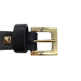 Load image into Gallery viewer, Valentino Black Gold Large Rockstuds Bracelet