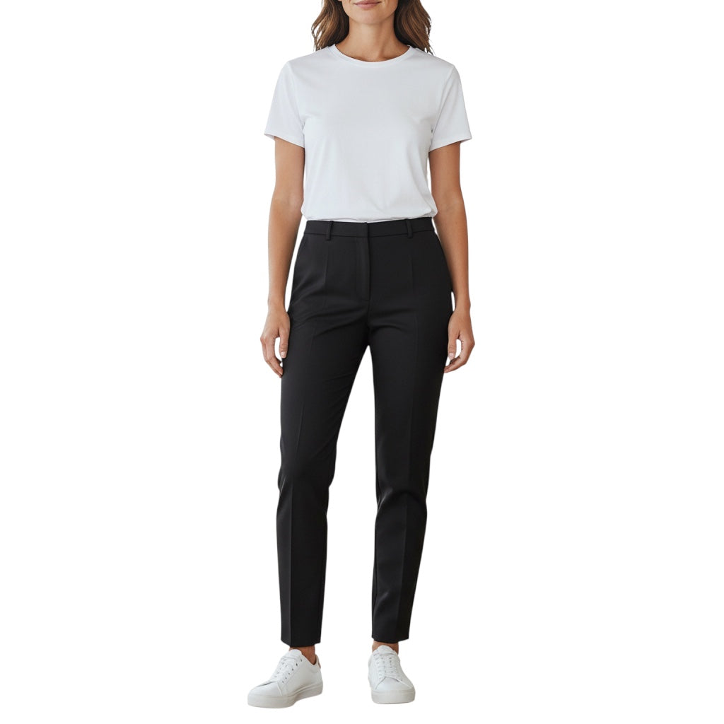 Valentino Black Silk Dress Pants / Trousers
