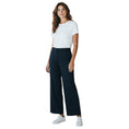 Load image into Gallery viewer, Loro Piana Navy Blue Silk and Wool Trousers

