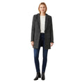 Load image into Gallery viewer, Akris Punto Charcoal Grey Multi Fringed Tweed Blazer Jacket
