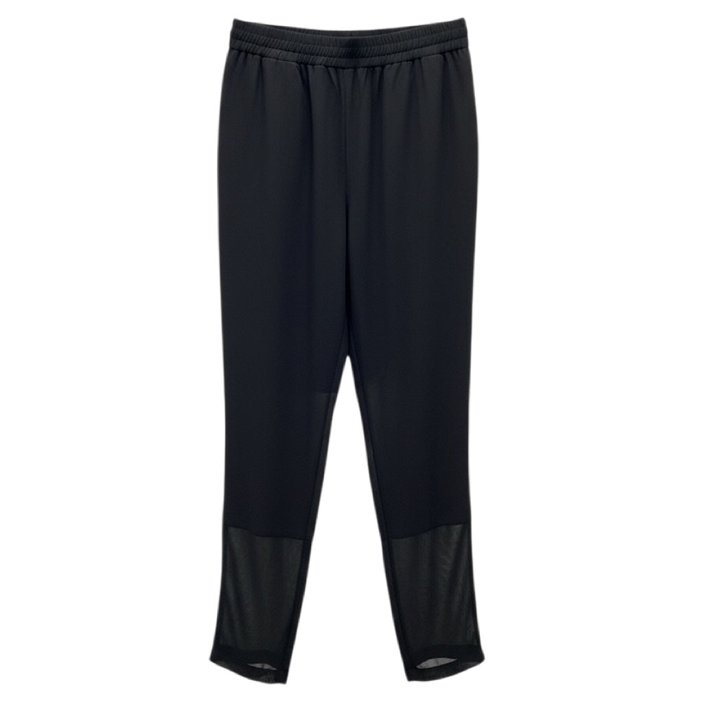 Gucci Black Relaxed Fit Elastic Waist Silk Pants