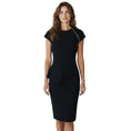 Load image into Gallery viewer, Givenchy Black Zipper Detail Stretch Knit Fitted Bodycon Dress
