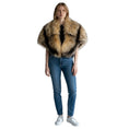 Load image into Gallery viewer, Brooks Brothers Tan Genuine Fox Fur Cape
