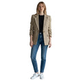 Load image into Gallery viewer, Veronica Beard Ecru / Ochre Battista Plaid Dickey Jacket
